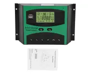 60A 12/24V Solar Charge Controller Dual Usb Port Good Heat Dissipation Solar Panel Intelligent Regulator