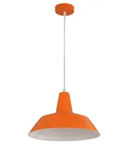 Divo Dome Pendant Light Orange