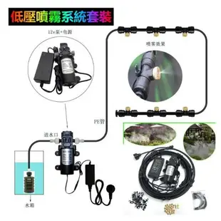 水霧機人造霧聚會水吧降溫 陽臺噴霧降溫 12V 110V低壓 降溫噴霧系統 造霧機 噴霧機