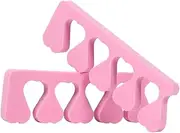 2pcs Sponge Toe Separators for Nail Manicure Tools Comfortable Design for Easy Pedicure