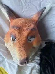 Fox Mask With Hairy Ears