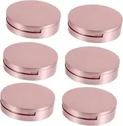 [HAKIDZEL] 3sets Organize Lashes with Eyelash Case Round Plastic Lash Holder Box for False Eyelashes Storage 6pcs*3