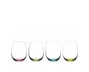 RIEDEL Happy O, Stemmed Wine Glasses, Set of 4, dishwasher safe