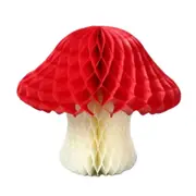 Red Honeycomb Mushroom Hanging Decoration