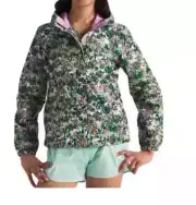 NWT The North Face Girls' Antora Rain Jacket Size L-12 Mineral Purple Floral