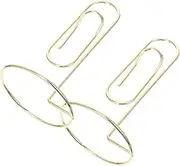 Veemoon 2pcs Creative Metal Memo Clip Stylish Note Holder for Desk Events Elegant Table Place Card Holder for Office Weddings Anniversaries Jumbo