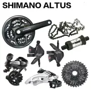 Shimano Altus M310 3x8 Speed Groupset 7pcs Shifter Derailleur Crank Cassette MTB