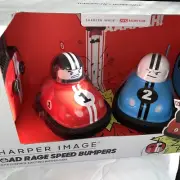 Sharper Image Road Rage Speed Bumpers Remote Control Ejecting Bumper Cars