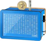 $10000 Larger Size Savings Challenge Box - Cash Vault Wooden Money Savings Box f