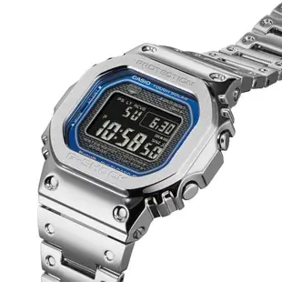 【CASIO 卡西歐】G-SHOCK 電波 藍牙 太陽能電力 耀眼湛藍 全金屬 經典系列 GMW-B5000D-2_43.2mm