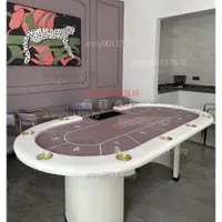 在飛比找蝦皮購物優惠-（可開發票）德州撲克桌百家樂大小點籌碼桌棋牌室可定制桌布顏色