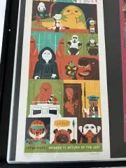 Star Wars Original Trilogy Return Of The Jedi Poster by Dave Perillo Signed & #d