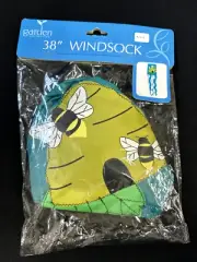 Garden Collection 38" Windsock Bee Hive New In Package