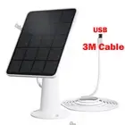 10W 5V Solar Panel Charger for Ring Spotlight Stick Up Cam Plus Security Camera