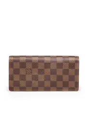 2011 Brown Damier Ebene Long Wallet