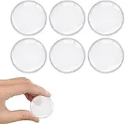 Door Handle Stopper, Rubber Door Stop, 6 pcs Door Handle Protectors, Wall Protector Self Adhesive for Wall, Fridge, Cabinets, Headboard, Garage