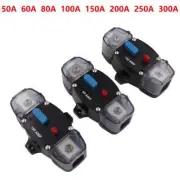 DC 12-48V Automatic Circuit Breaker Reset Car Stereo Amplifier 4GA Fuse Holder