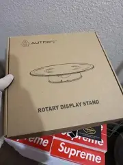 Autoart Rotary Display Turntable Medium 10 W/Silver Top