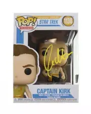 William Shatner Signed "Star Trek" #1138 Captain Kirk Funko Pop! Vinyl Figure...