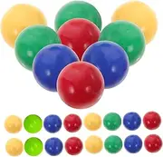 KONTONTY 48pcs Marbles Balls Kids Toys Teacher Teaching Supplies Plastic Balls Toys for Games