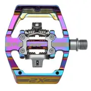 HT Components X2 Clipless Platform MTB Mountain Bike Pedals - Oil Slick