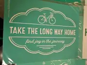 Chalk Couture Transfer/ Stencil- Size B- New Reusable Take The Long Way Home