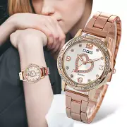 Diamond Ladies Watches Simple Ladies Watches Metal Strap Watches Women's Gift