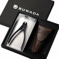 在飛比找松果購物優惠-SUWADA 日本製職人指甲剪 黑鋼款S 真皮收納禮盒組 (