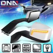 For 2018-2021 Volvo VNL 300 400 740 L-Styling Sequential LED Hood Mirror Chrome (for: Volvo)