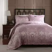 3Pcs Double BedLinens BeddingSet Palace Paisley Printed KingSize