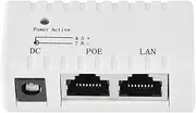 POE Splitter LAN Network Power Over Ethernet Adapter, Convenient for AP, ABS Material (White)