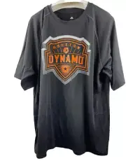 adidas Men's Houston Dynamo ClimaLite Light Up T-Shirt, MEDIUM - BLACK