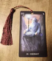 The Hermit- Dream Tarot Bookmark Oracle Card Art Deck Gift Purified&Charged