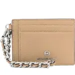 MICHAEL KORS SMALL CHAIN CARD HOLDER WOMENS