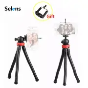 Flexible Octopus Tripod Stand w/ Phone Clip For Universal Phone GoPro Camera SLR
