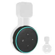 Wall Mount Stand Hanger for Echo Dot 3rd Generation with Cable Management-White