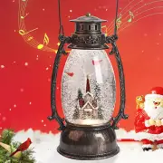 Christmas Snow Globe Lantern Christmas Village Church Scene Lighted Snow Globes