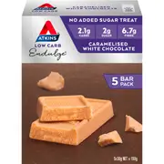 Atkins Endulge Caramelised White Chocolate Low Carb Bar 5 pack