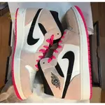 韓國代購 AIR JORDAN 1 MID “CRIMSON TINT” SE 粉腳趾 休閒鞋 852542-801