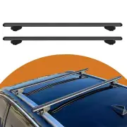Cross Bars Roof Rack Rails Black 100KG Capacity Fits Ford Edge 2015-2024