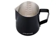 20 oz Black Espresso Steaming Pitcher Espresso Milk Frothing Pitcher 20 oz Bl...