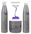 Firenze Color Protection Trio Silver Hair Shampoo, Conditioner & Mask w/Free Bag