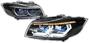 Car Lights Compatible For 3 Series E90 Headlight 2005-2012 Headlight LED Projetor Head Lamp DRL Car Accessories(Xenon)