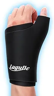 Wearable Thumb Wrist Ice Pack-Hot Cold Compress Hand Ice Pack,Reusable Wrist Ice Pack Wrap for Injuries,Carpal Tunnel,Arthritis,Tendonitis,De Quervain's tenosynovitis, Swelling & Bruises