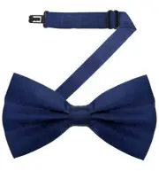Bow Ties for Men Pre-Tied Adjustable - Classic Men's Bow Tie - Navy Blue