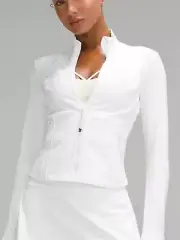 LULULEMON Define Cropped Jacket Nulu White 0 2 4 6 8 10 12 14 NWT USPS SHIP