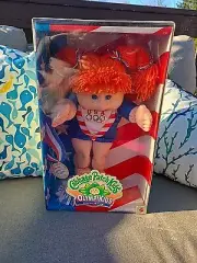 Vintage Cabbage Patch Kids Olympikids Special Edition Gymnastics Doll Red Head