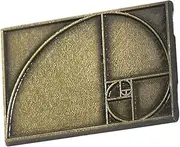 [MOBUTOFU] Unique Enamel Pin Brooch Ratio Spiral Design for Teacher Math Enthusiasts