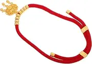 Milisten Red Rope Dog Collar with Bell Charm for Small Dogs Cats Unique Design Pet Necklace for Fashionable Pet Accessories