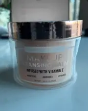Clinical Works Makeup Cleansing Facial Balm Infused w/Vitamin E Brightens Nouris